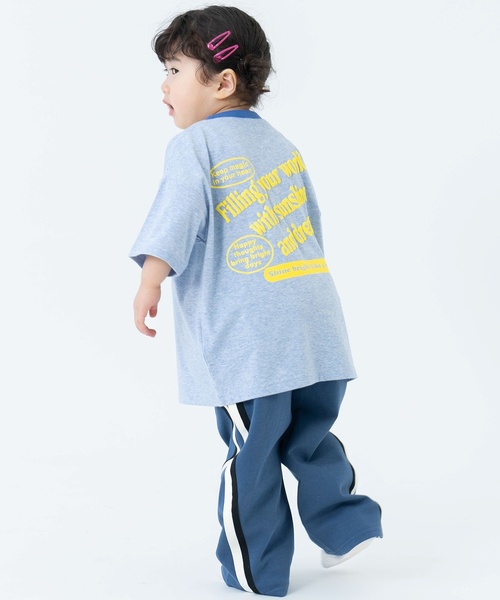 and D. petit main(アンドディープティマイン)の「アソート発砲プリントリンガーワイド半袖Tシャツ(Tシャツ/カットソー・キッズ・オートミール/パープル/ライトブルー/ライトグリーン・110cm/120cm/130cm/100cm/140cm/90cm)」の7枚目の写真