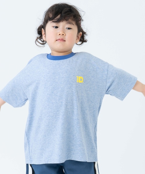 and D. petit main(アンドディープティマイン)の「アソート発砲プリントリンガーワイド半袖Tシャツ(Tシャツ/カットソー・キッズ・オートミール/パープル/ライトブルー/ライトグリーン・110cm/120cm/130cm/100cm/140cm/90cm)」の8枚目の写真