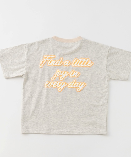 and D. petit main(アンドディープティマイン)の「アソート発砲プリントリンガーワイド半袖Tシャツ(Tシャツ/カットソー・キッズ・オートミール/パープル/ライトブルー/ライトグリーン・110cm/120cm/130cm/100cm/140cm/90cm)」の14枚目の写真
