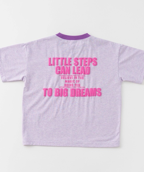 and D. petit main(アンドディープティマイン)の「アソート発砲プリントリンガーワイド半袖Tシャツ(Tシャツ/カットソー・キッズ・オートミール/パープル/ライトブルー/ライトグリーン・110cm/120cm/130cm/100cm/140cm/90cm)」の18枚目の写真