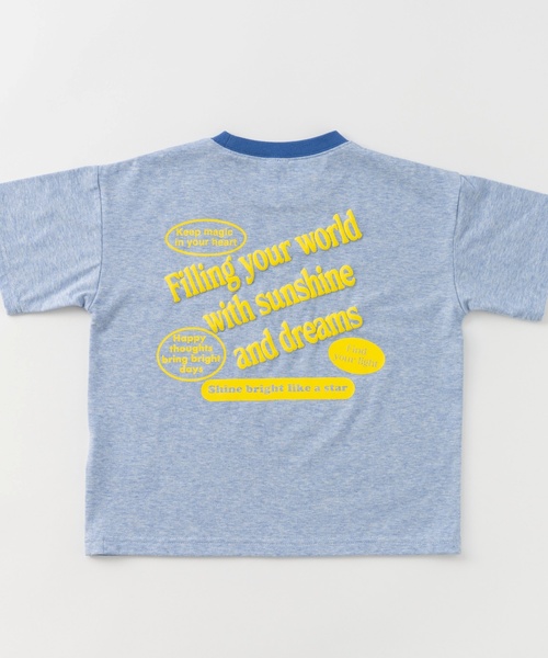 and D. petit main(アンドディープティマイン)の「アソート発砲プリントリンガーワイド半袖Tシャツ(Tシャツ/カットソー・キッズ・オートミール/パープル/ライトブルー/ライトグリーン・110cm/120cm/130cm/100cm/140cm/90cm)」の20枚目の写真