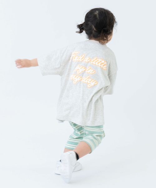 and D. petit main(アンドディープティマイン)の「アソート発砲プリントリンガーワイド半袖Tシャツ(Tシャツ/カットソー・キッズ・オートミール/パープル/ライトブルー/ライトグリーン・110cm/120cm/130cm/100cm/140cm/90cm)」の22枚目の写真