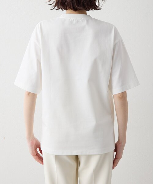 Drawing Numbers(ドローイング ナンバーズ)の「【Drawing Numbers】ハイツイストプレーンTシャツ(Tシャツ/カットソー・レディース・ブラック/ホワイト・38/40)」の21枚目の写真
