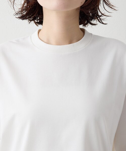 Drawing Numbers(ドローイング ナンバーズ)の「【Drawing Numbers】ハイツイストプレーンTシャツ(Tシャツ/カットソー・レディース・ブラック/ホワイト・38/40)」の22枚目の写真