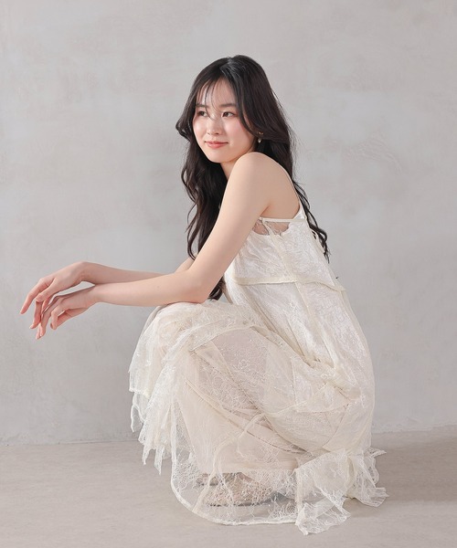 Kana(カナ)の「スパンコールレディワンピースドレス3点セット パーティードレス 結婚式 お呼ばれ オケージョン(ドレス・レディース・ブラック/ブラウン/アイボリー・S/M)」の12枚目の写真