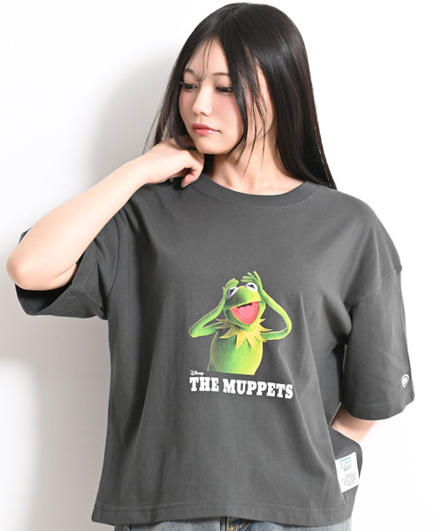 Disney(ディズニー)の「『DISCUS/ディスカス』THE MUPPETS半袖Tシャツ【Z】(Tシャツ/カットソー・レディース・ブラック系/ホワイト・L/M)」の2枚目の写真