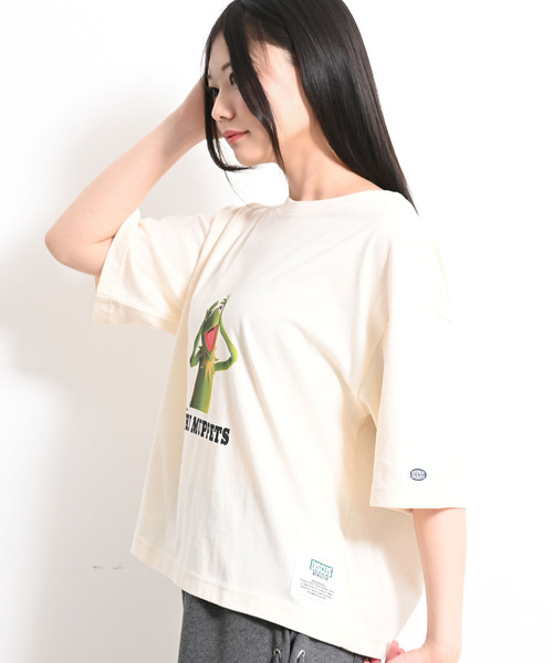 Disney(ディズニー)の「『DISCUS/ディスカス』THE MUPPETS半袖Tシャツ【Z】(Tシャツ/カットソー・レディース・ブラック系/ホワイト・L/M)」の17枚目の写真