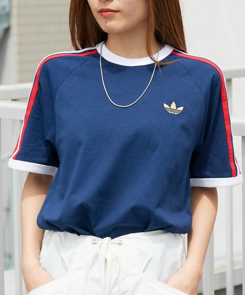 adidas/アディダス 3-STRIPS TEE ラグランスリーブ スリーストライプス