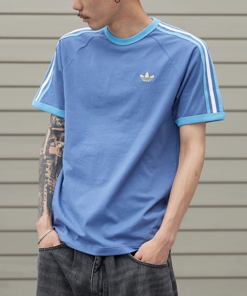 adidas/アディダス 3-STRIPS TEE ラグランスリーブ スリーストライプス