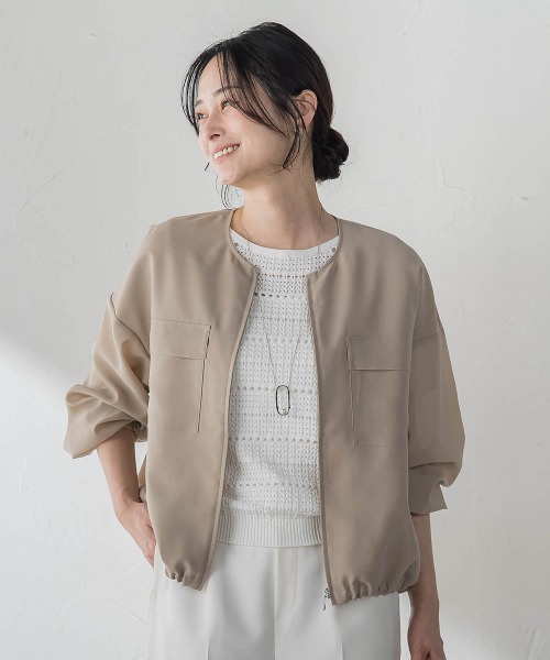 LAUTREAMONT(ロートレアモン)の「レース柄ニット(ニット/セーター・レディース・ベージュ/ブルー/ホワイト・9号)」の19枚目の写真