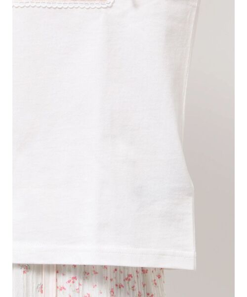 merry jenny(メリージェニー)の「『WICKED』Ribbon Tee(Tシャツ/カットソー・レディース・チャコールグレー/オフホワイト・FREE)」の8枚目の写真