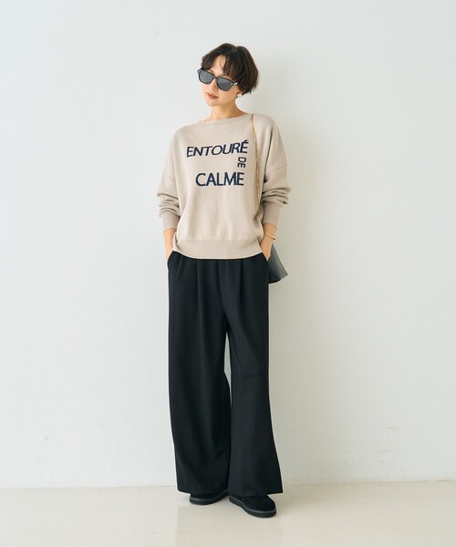 Rouge vif（ルージュヴィフ）の「【SEESON／シーズン】THE PAPER KNIFE 01 SUNGLASSES スクエアフレームサングラス（サングラス・レディース・ブラック・フリー）」の8枚目の写真