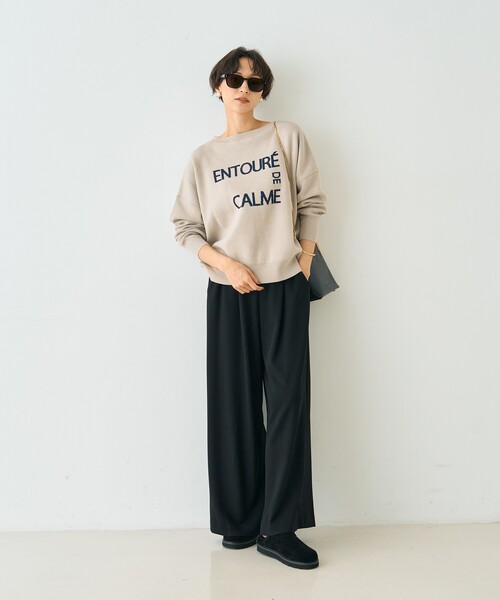 Rouge vif（ルージュヴィフ）の「【SEESON／シーズン】THE PAPER KNIFE 01 SUNGLASSES スクエアフレームサングラス（サングラス・レディース・ブラック・フリー）」の9枚目の写真