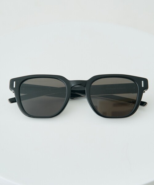 Rouge vif（ルージュヴィフ）の「【SEESON／シーズン】THE PAPER KNIFE 01 SUNGLASSES スクエアフレームサングラス（サングラス・レディース・ブラック・フリー）」の14枚目の写真