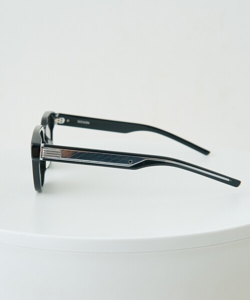 Rouge vif（ルージュヴィフ）の「【SEESON／シーズン】THE PAPER KNIFE 01 SUNGLASSES スクエアフレームサングラス（サングラス・レディース・ブラック・フリー）」の17枚目の写真