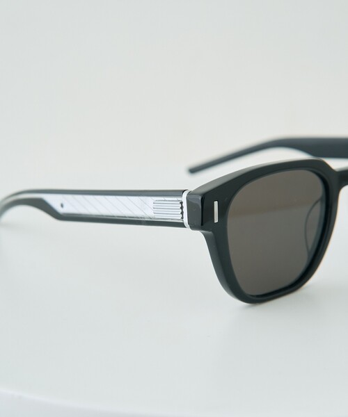 Rouge vif（ルージュヴィフ）の「【SEESON／シーズン】THE PAPER KNIFE 01 SUNGLASSES スクエアフレームサングラス（サングラス・レディース・ブラック・フリー）」の18枚目の写真