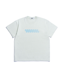 NOT NEW（ナットニュー）の「Wave Logo T-Shirt Pistachio（Tシャツ/カットソー）」