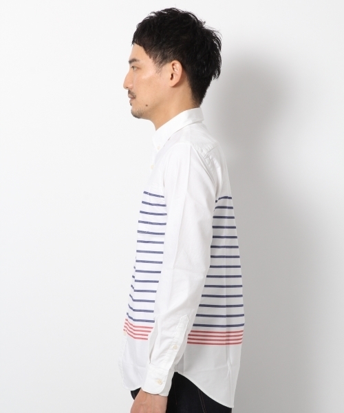 GLOBAL WORK（グローバルワーク）の「ガラオックスシャツ長袖/705345（シャツ/ブラウス・メンズ・ネイビー/カーキ/ライトブルー/ホワイト・SMALL/LARGE/X-LARGE/MEDIUM）」の17枚目の写真