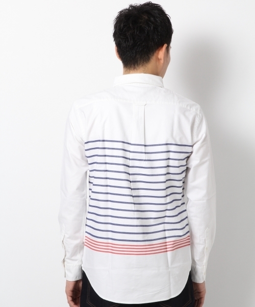 GLOBAL WORK（グローバルワーク）の「ガラオックスシャツ長袖/705345（シャツ/ブラウス・メンズ・ネイビー/カーキ/ライトブルー/ホワイト・SMALL/LARGE/X-LARGE/MEDIUM）」の18枚目の写真