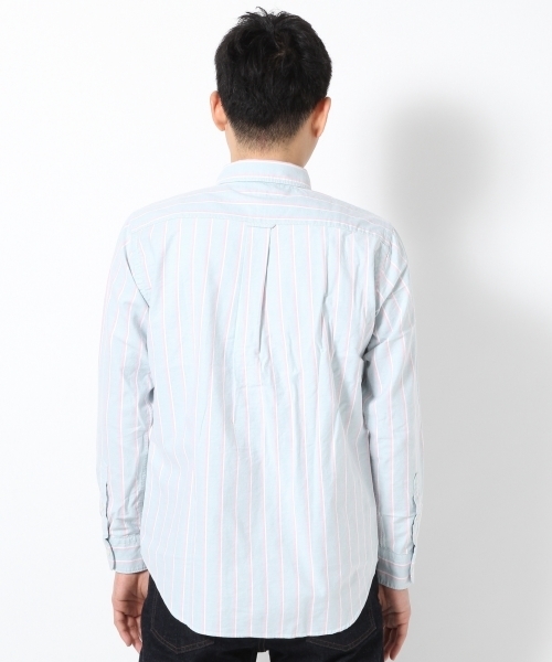 GLOBAL WORK（グローバルワーク）の「ガラオックスシャツ長袖/705345（シャツ/ブラウス・メンズ・ネイビー/カーキ/ライトブルー/ホワイト・SMALL/LARGE/X-LARGE/MEDIUM）」の14枚目の写真