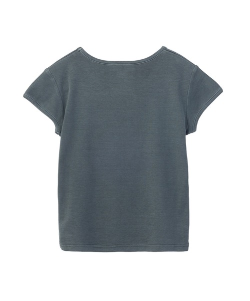 X-girl(エックスガール)の「FADED DROP RHINESTONE LOGO S/S BABY TEE(Tシャツ/カットソー・レディース・ブラック/ブラウン/ピンク・S/M)」の8枚目の写真