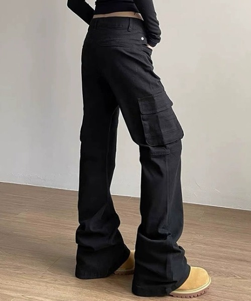 link lot(リンクロット)の「カモフラ総柄カーゴパンツ(カーゴパンツ・メンズ・ブラック/カモフラージュ・L/M)」の15枚目の写真