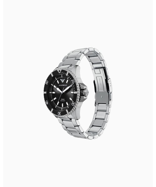 EMPORIO ARMANI(エンポリオアルマーニ)の「【エンポリオ アルマーニ】ワールドエクスプローラー ソーラーパワー 3針ウォッチ ステンレススチール(アナログ腕時計・メンズ・その他1・FREE)」の2枚目の写真