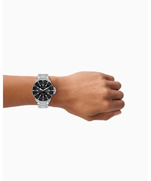 EMPORIO ARMANI(エンポリオアルマーニ)の「【エンポリオ アルマーニ】ワールドエクスプローラー ソーラーパワー 3針ウォッチ ステンレススチール(アナログ腕時計・メンズ・その他1・FREE)」の5枚目の写真