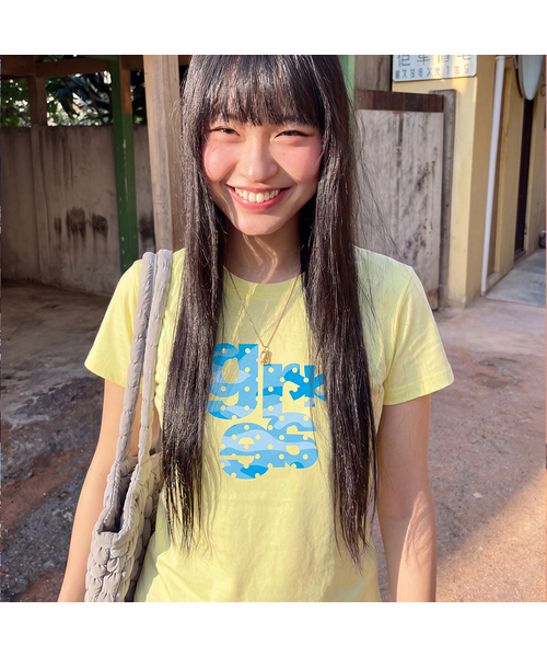 GRAVER（グレーバー）の「[ユニセックス]GRAE-Sカモ半袖Tシャツ_3色（Tシャツ/カットソー・レディース・スカイブルー/ブラック/ホワイト/イエロー/ネイビー・X-SMALL/SMALL/MEDIUM/LARGE）」の5枚目の写真