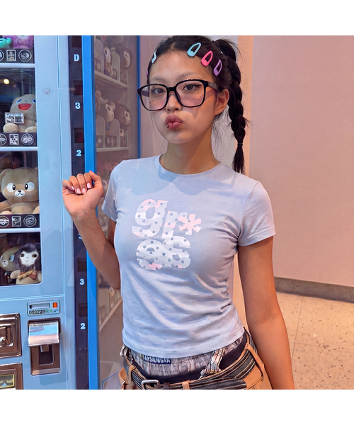 GRAVER（グレーバー）の「[ユニセックス]GRAE-Sカモ半袖Tシャツ_3色（Tシャツ/カットソー・レディース・スカイブルー/ブラック/ホワイト/イエロー/ネイビー・X-SMALL/SMALL/MEDIUM/LARGE）」の3枚目の写真