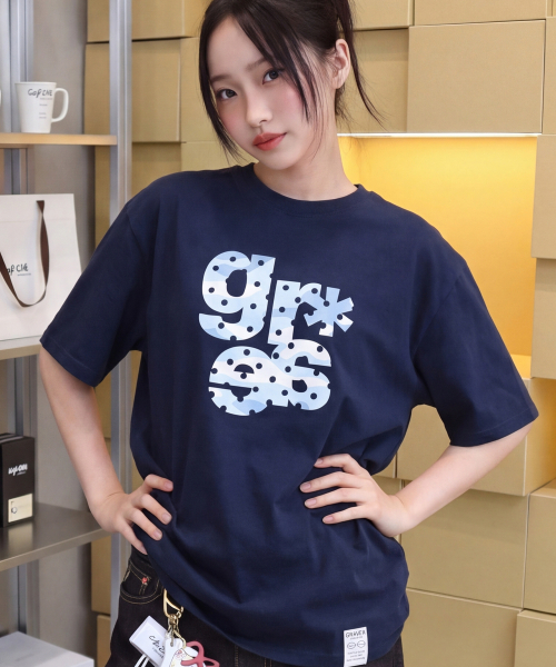 GRAVER（グレーバー）の「[ユニセックス]GRAE-Sカモ半袖Tシャツ_3色（Tシャツ/カットソー・レディース・スカイブルー/ブラック/ホワイト/イエロー/ネイビー・X-SMALL/SMALL/MEDIUM/LARGE）」の11枚目の写真