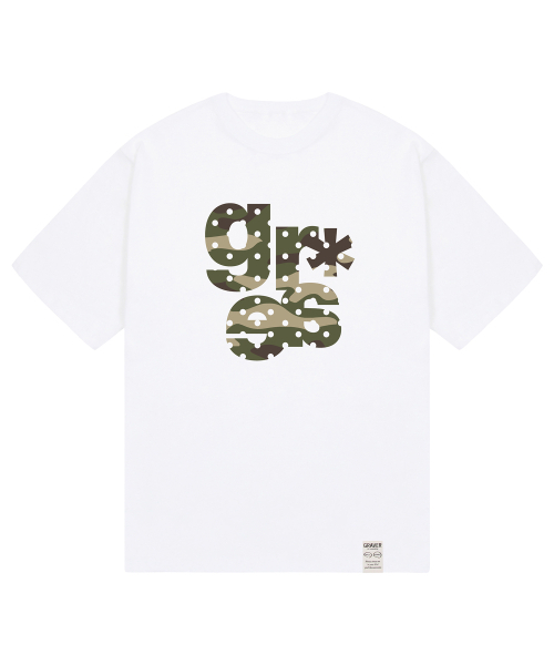 GRAVER（グレーバー）の「[ユニセックス]GRAE-Sカモ半袖Tシャツ_3色（Tシャツ/カットソー・レディース・スカイブルー/ブラック/ホワイト/イエロー/ネイビー・X-SMALL/SMALL/MEDIUM/LARGE）」の20枚目の写真