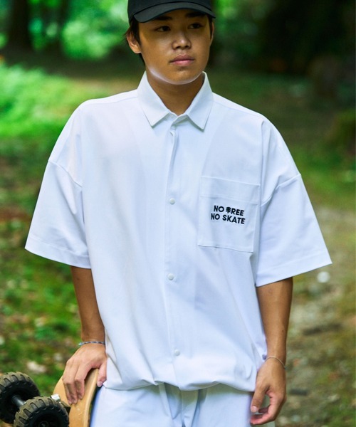 ELEMENT(エレメント)の「ELEMENT メンズ TREE SHIRTS 半袖シャツ 【2026年夏モデル】(シャツ/ブラウス・メンズ・ホワイト/ブラック・LARGE/X-LARGE/MEDIUM)」の2枚目の写真