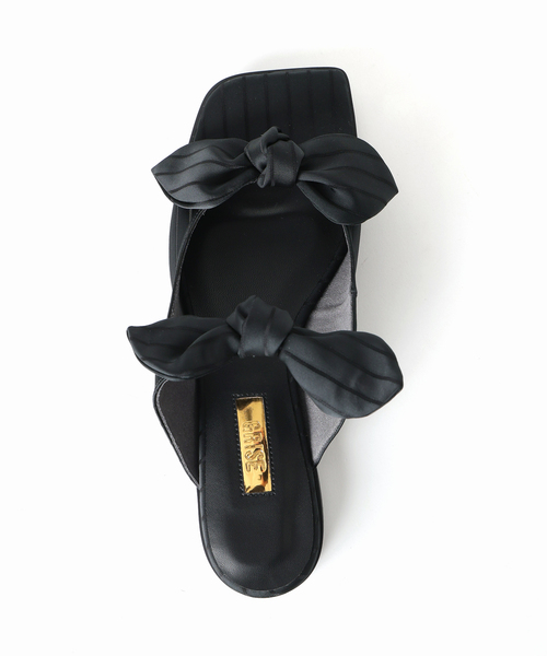 GRISE(グリーズ)の「《WEB+一部店舗限定》GRISE DOUBLE BOW ミュールサンダル(サンダル・レディース・ブラウン/ブラック・X-LARGE/LARGE/MEDIUM/SMALL)」の11枚目の写真