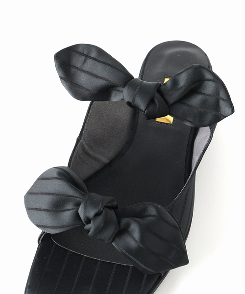 GRISE(グリーズ)の「《WEB+一部店舗限定》GRISE DOUBLE BOW ミュールサンダル(サンダル・レディース・ブラウン/ブラック・X-LARGE/LARGE/MEDIUM/SMALL)」の13枚目の写真