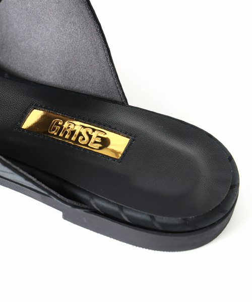 GRISE(グリーズ)の「《WEB+一部店舗限定》GRISE DOUBLE BOW ミュールサンダル(サンダル・レディース・ブラウン/ブラック・X-LARGE/LARGE/MEDIUM/SMALL)」の15枚目の写真