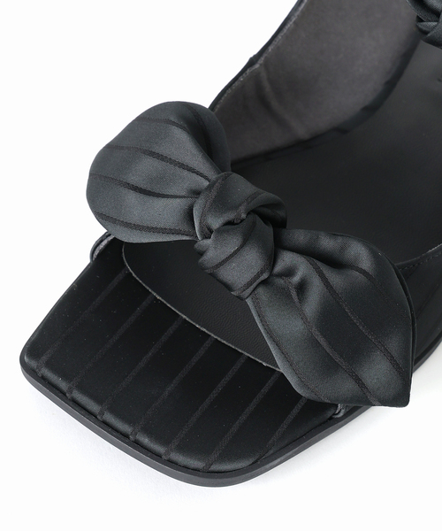 GRISE(グリーズ)の「《WEB+一部店舗限定》GRISE DOUBLE BOW ミュールサンダル(サンダル・レディース・ブラウン/ブラック・X-LARGE/LARGE/MEDIUM/SMALL)」の16枚目の写真