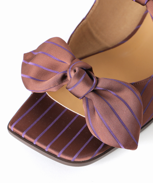 GRISE(グリーズ)の「《WEB+一部店舗限定》GRISE DOUBLE BOW ミュールサンダル(サンダル・レディース・ブラウン/ブラック・X-LARGE/LARGE/MEDIUM/SMALL)」の17枚目の写真