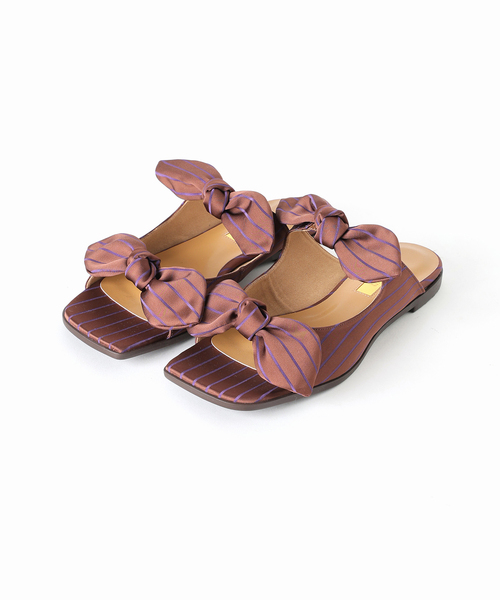 GRISE(グリーズ)の「《WEB+一部店舗限定》GRISE DOUBLE BOW ミュールサンダル(サンダル・レディース・ブラウン/ブラック・X-LARGE/LARGE/MEDIUM/SMALL)」の19枚目の写真