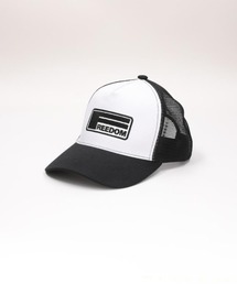 BACK NUMBER | 【BACK NUMBER】メッシュトラッカーキャップ (帽子 / ロゴワッペン / アメカジ / 夏用 / 通気性 / 涼感 / スナップバック / 軽量 / アウトドア / メンズ)(キャップ)