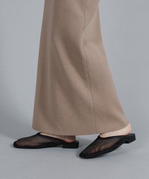 select MOCA Et(セレクトモカエト)の「【Et】Square-toe Mesh slip-ons(スリッポン・レディース・ブラック・LARGE/MEDIUM/SMALL/X-LARGE)」の8枚目の写真