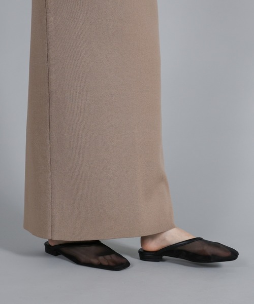 select MOCA Et(セレクトモカエト)の「【Et】Square-toe Mesh slip-ons(スリッポン・レディース・ブラック・LARGE/MEDIUM/SMALL/X-LARGE)」の9枚目の写真