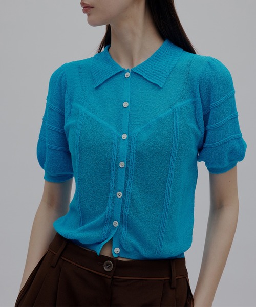 MEDI COMPACT SUMMER KNIT BROUSE（シャツ/ブラウス）｜Ameri（アメリ