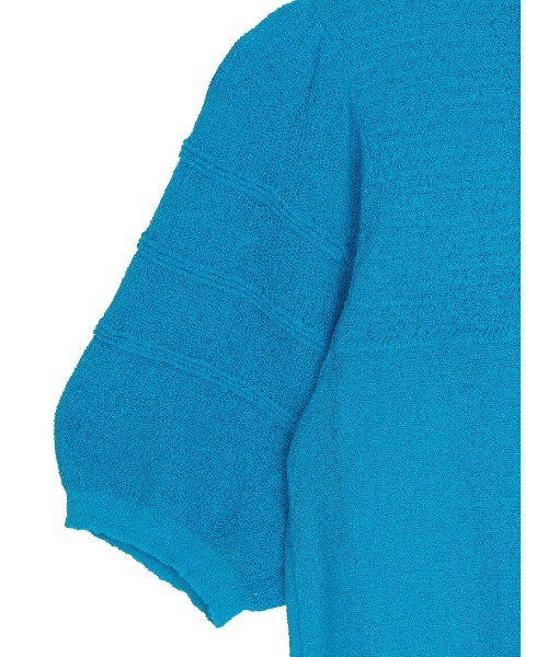 Ameri(アメリ)の「MEDI COMPACT SUMMER KNIT BLOUSE(シャツ/ブラウス・レディース・ブラック/オレンジ/アイボリー/ブルー・MEDIUM/SMALL)」の8枚目の写真