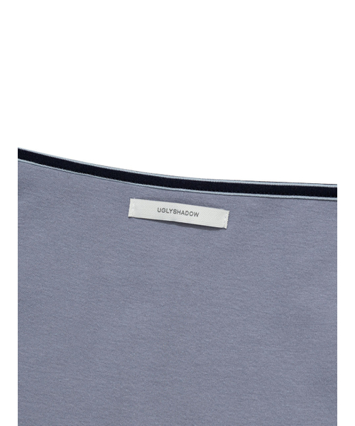 UGLY SHADOW（アグリーシャドウ）の「ST FRILL CONTRAST SLEEVELESS(BLUE)（Tシャツ/カットソー・レディース・その他・FREE）」の6枚目の写真