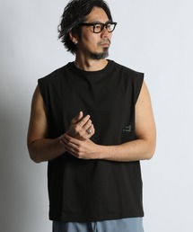 BLACK LABEL〕QUICK DRY BACK PRINT TANK TOP：速乾 バックプリント