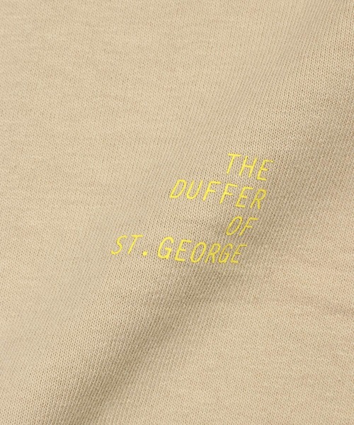 The DUFFER of ST.GEORGE（ザダファーオブセントジョージ）の「8oz HEAVY WEIGHT COTTON NO-SLEEVE TEE：セットアップ対応 ヘビーウェイト ノースリーブTシャツ/ 厚手Tシャツ / 透けない / 肉厚/ レイヤード（タンクトップ・メンズ・オフホワイト/スミクロ/ベージュ/ネイビー・MEDIUM/X-LARGE/LARGE）」の8枚目の写真