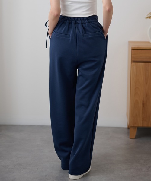DAYRA（デイラ）の「ラップ リボン ストレッチ テーパード パンツ（その他パンツ・レディース・ブラック/ネイビー・155/160/165）」の19枚目の写真