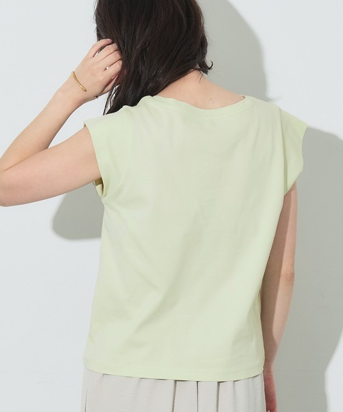 coca(coca)(コカ)の「接触冷感コンパクトTシャツ(Tシャツ/カットソー・レディース・ライトグリーン/ホワイト・S/L/M)」の11枚目の写真