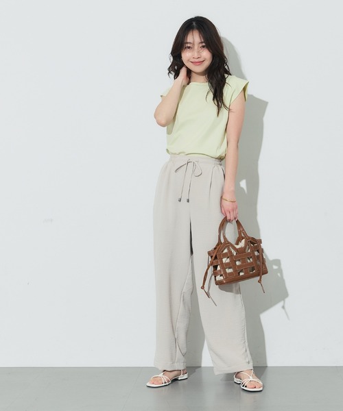 coca(coca)(コカ)の「接触冷感コンパクトTシャツ(Tシャツ/カットソー・レディース・ライトグリーン/ホワイト・S/L/M)」の12枚目の写真